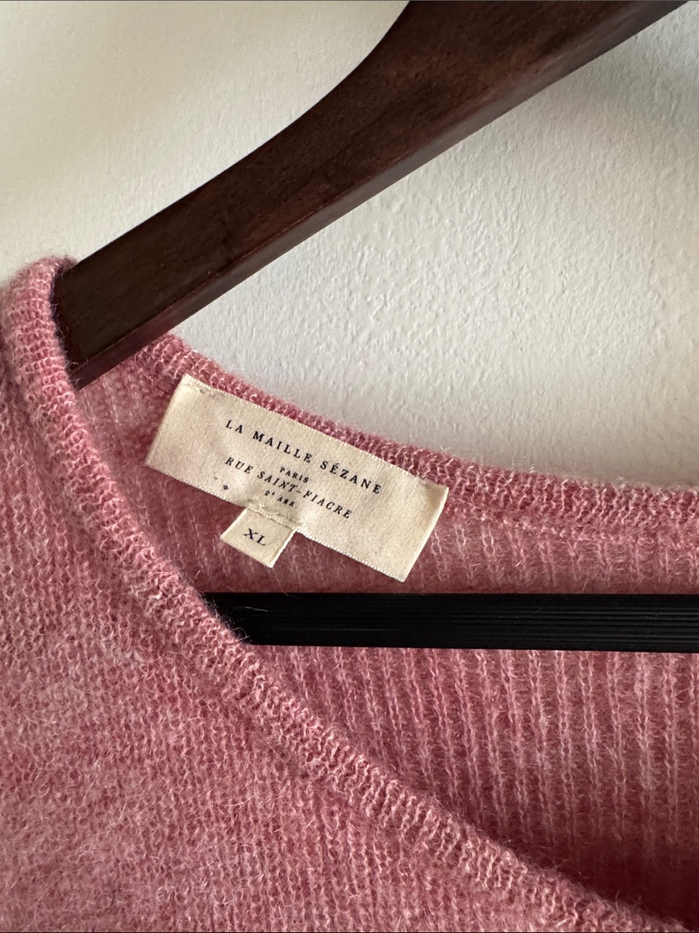 Sezane Gaspard Cardigan in rosewood - Picture 2 of 5